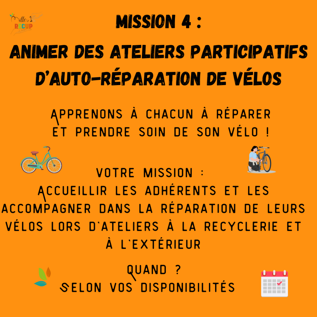 5 Mission 4 auto réparation vélo