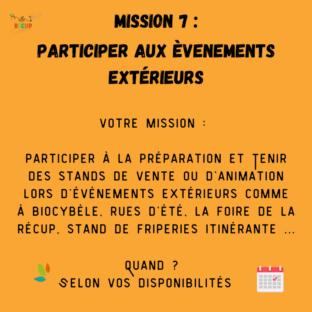 8 Mission 7 évènements extérieurs